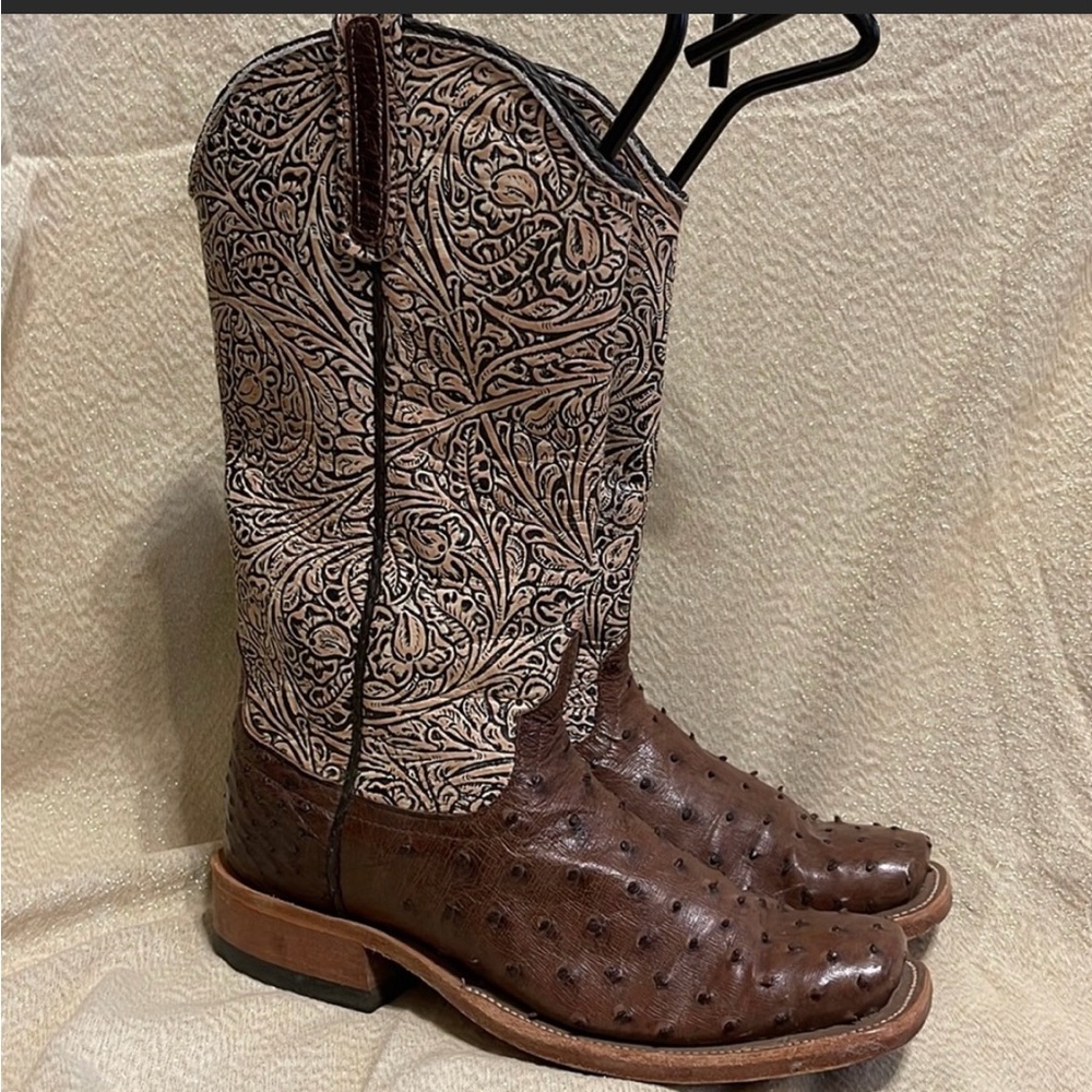 Anderson Bean Ostrich Boots